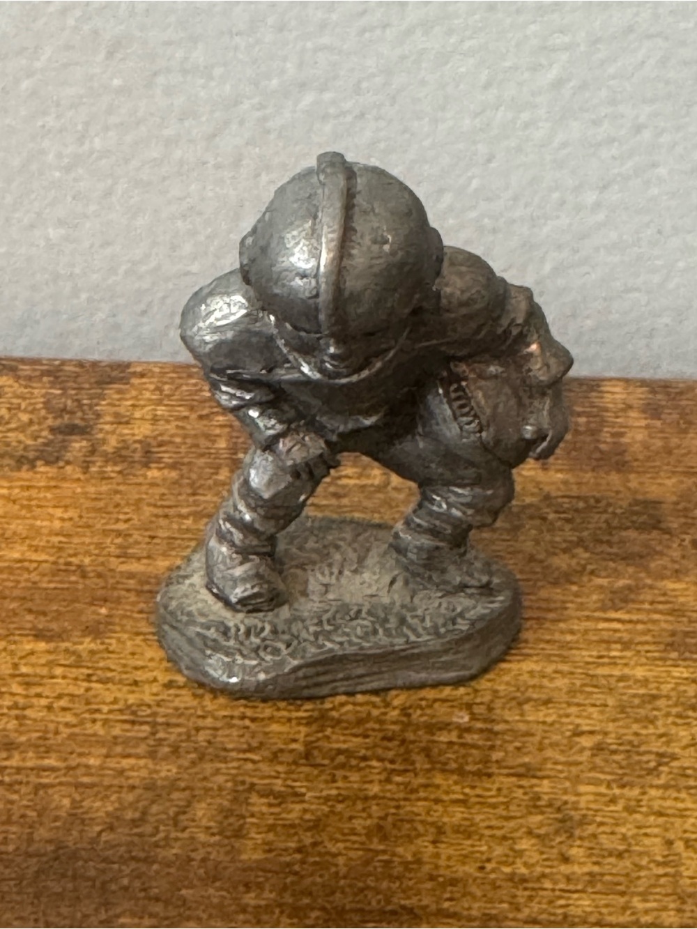 Vintage Ricker Bartlett Pewter Football Player Figurine Running Back 1995 Decor